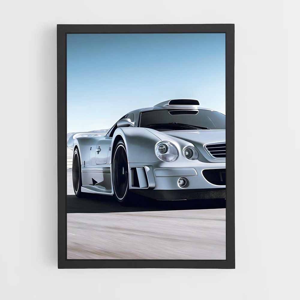 Poster Vitesse Évoquée – affiche Mercedes (vue 2)